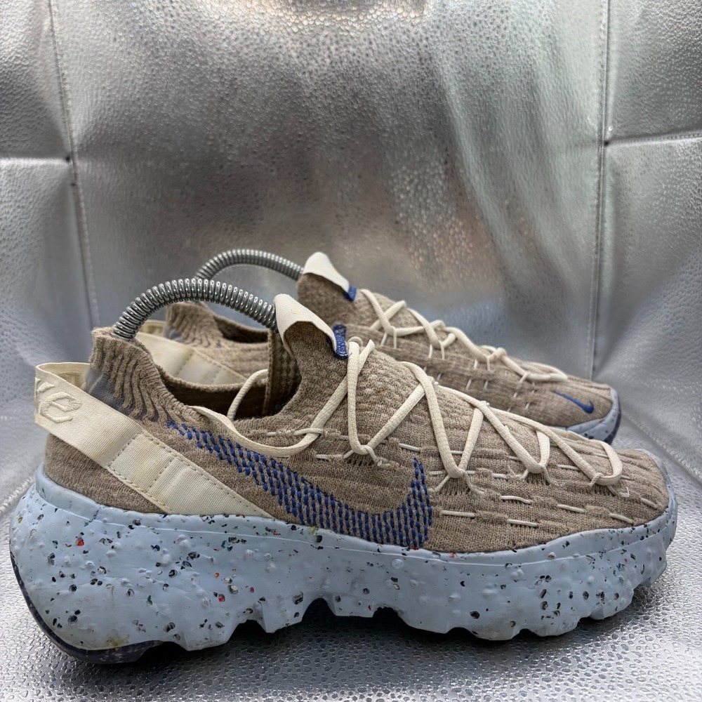 Size 8 Nike Space Hippie 04 Sail Astronomy Blue Womens Athletic Shoes CD3476-101 - Picture 2 of 12